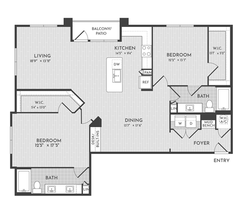 2Bed 2Bath-D at Stone Loch Apartments, Tomball